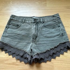 Free People Jean shorts